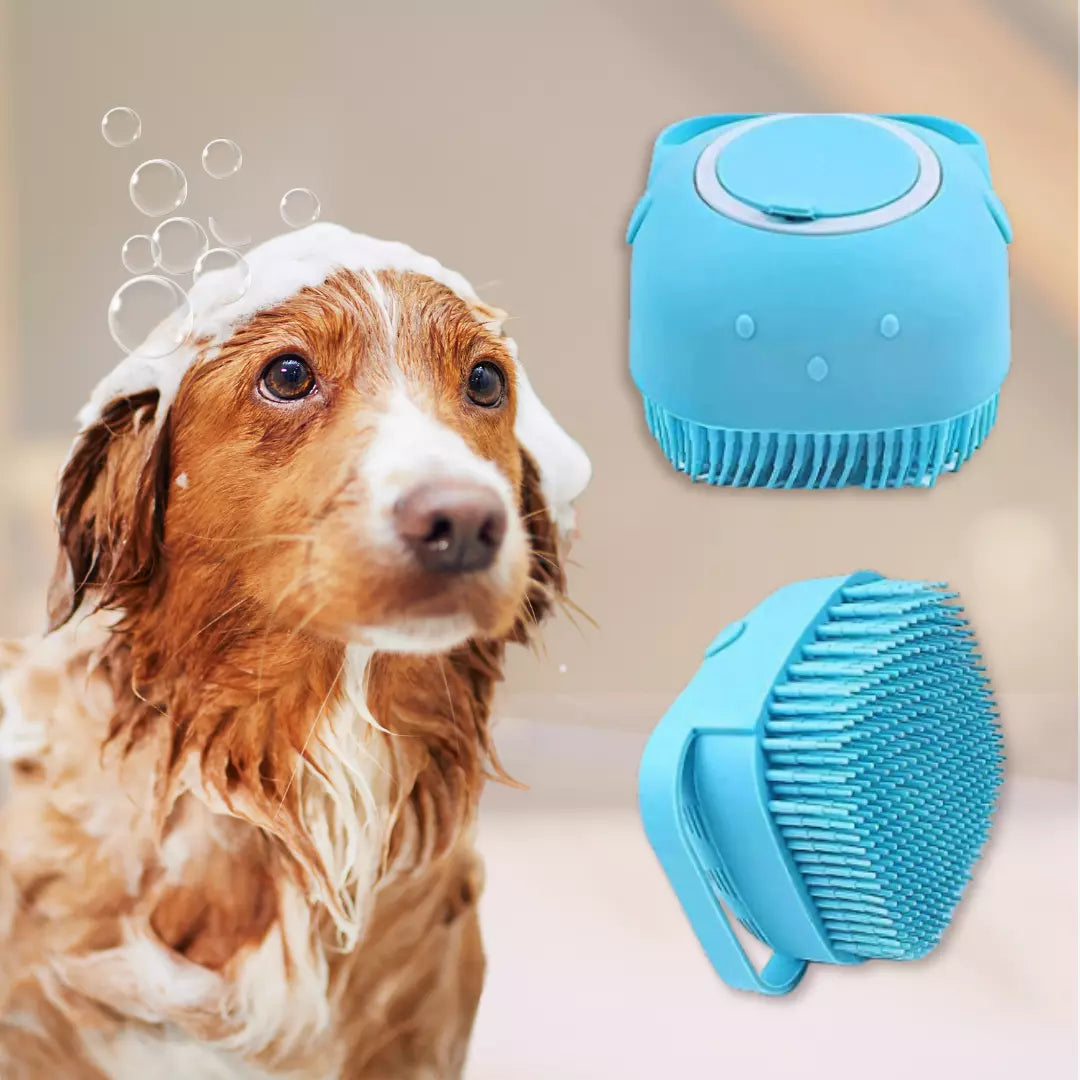 2 in 1 Pets Bath Massage Brush