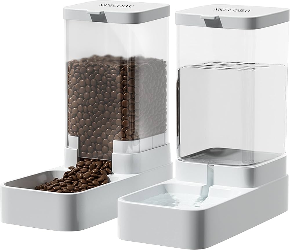 pets automatic feeder and water dispenser